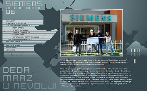 The high school for economics and trade Bor -  Siemens JMM Contest